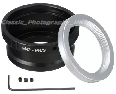 PENTAX M42 > Panasonic LUMIX DC-GH5S Micro 4/3 Adapter ZEISS Lens On M4/3 Camera • £9.95